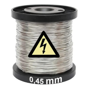 Fio de Aço Inox para Cerca Elétrica 0,45MM
