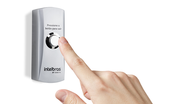 Acionador Abertura Inox BT 3000 (Intelbras)