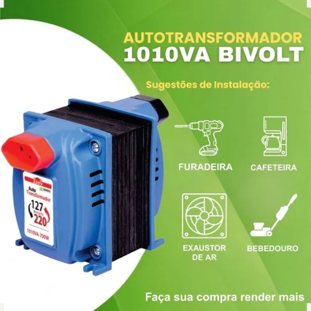 AutoTransformador - 1010VA/700W (Ipec)