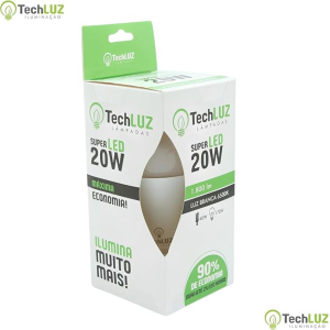 Lâmpada Led Bulbo 20W (TechLuz)