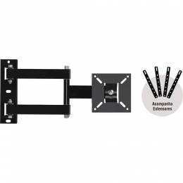 Suporte TV Articulado LED/LCD/Plasma 10-55 - LK 004 (LK)